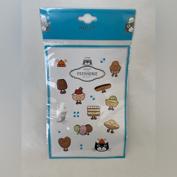 Jellycat COLLETTE TARTE AUX CITRON PARIS EXCLUSIVE Bag Pin Stickers NEW! - Picture 7 of 13